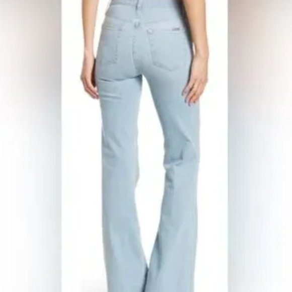 Joe's Jeans High Waist Flare Jeans in Corinne (Light Wash) - Picture 10 of 10
